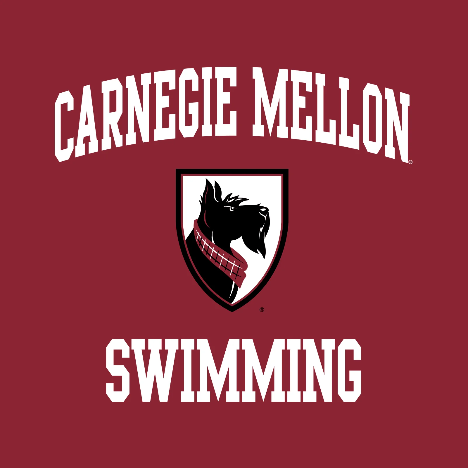 CMU Varsity Swim Team logo